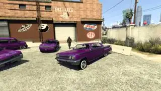Checking out the BALLAS cars