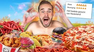 De HEETSTE Gerechten Van Alle Restaurants Eten! *Help*