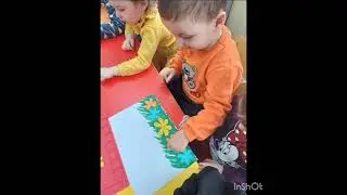 гр.Солнышко Лепка "Цветочная поляна"