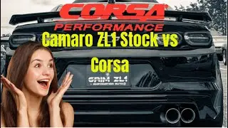 2022 Chevy Camaro STOCK EXHAUST VS CORSA XTREME CATBACK