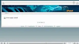How to create custom error pages in cpanel