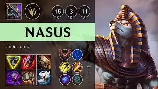 Nasus Jungle vs Zyra: Legendary - EUW Grandmaster Patch 14.21