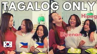 Korean Wife Learns Tagalog from her Filipino Husband's Family! 🤓