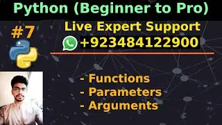 Python tutorials # 7 | Functions in Python | Parameters and Arguments in Python Functions