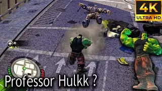 The Incredible Hulk Secret Character unlocked💚Professor Hulk [PS3] UHD 4K60ᶠᵖˢ Gameplay
