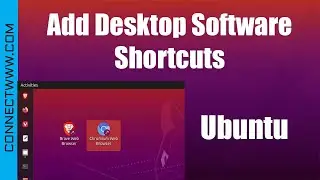 How to add Desktop Software Shortcuts in Ubuntu