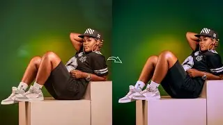 How to Edit Studio Photos in Photoshop | Skin Retouching & Color Grading