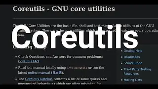 Let's read the GNU Coreutils source code