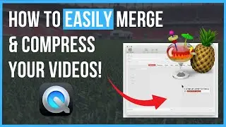 How to merge and compress videos - EASY & FREE - Quicktime/Handbrake - (and remove audio!)
