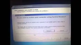 windows 7 error help needed