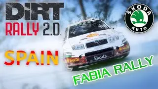 My FIRST event stage in DiRT Rally 2.0! Skoda Fabia Rally (GAMEPLAY i7-8750H GTX 1050ti 60fps)