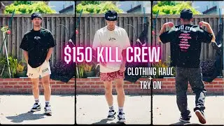 $150 KILL CREW SHORTS HAUL (REVIEW +TRY ON)
