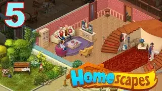 Homescapes Story Walkthrough - Part 5 Gameplay - Unpacking New TV