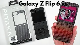 Galaxy Z Flip 6 PITAKA MagEZ Case 5 & MagEZ Grip 2 with NFC!