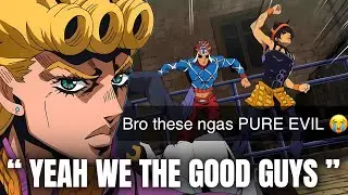 Jojos main characters are NOT HEROS (Zesty THUGS!) 
