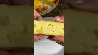 Смачна сирна запіканка з яблуками 🥧🍎
