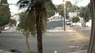 HD Day Night Security Camera w/ Invisible IR Light viewed at Dawn