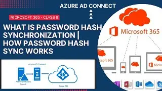 Class8 | MICROSOFT 365 | What is Password Hash Synchronization | How Password Hash Sync works |