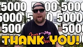 5000 subs! Thank you so much! SERIOUSLY!!