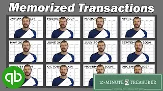 QuickBooks Online: How to create Memorized Transactions