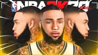 *NEW* BEST DRIPPY FACE CREATION TUTORIAL IN NBA 2K20! LOOK LIKE A DRIBBLE GAWD | BEST FACE CREATION