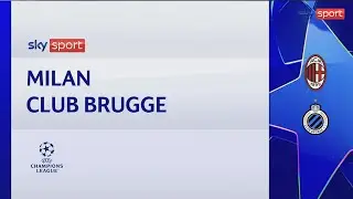 Milan-Club Brugge 3-1: gol e highlights | Champions League