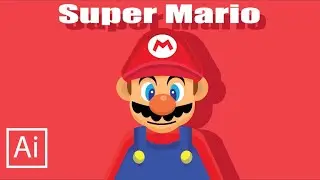 #illustration.Adobe illustrator tutorial-How to draw super-mario in illustrator?