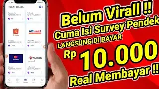 Isi Survey 5 Menit,Di Bayar Rp 10.000 !! Aplikasi Penghasil Uang Terbaru - Membayar