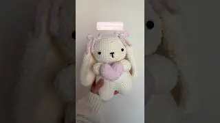 yarn/hook size makes a difference! #crochet your own cute bunnies with my tutorials 🫶🏼 #diy