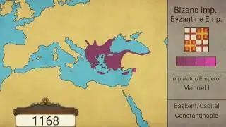 Bizans 395-1453 harita