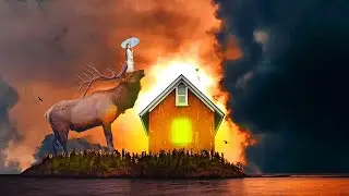 HOUSE MANIPULATION EFFECT  II  PHOTOSHOP TUTORIAL