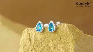 Bestyle Heart Diamond Studs