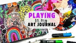 playing in my art journal