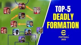 *3AMF Formation🔥* best 5 COUNTER ATTACK Formation eFootball23