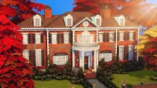 🍂 Autumn Dream Home for a Large Family! || Sims 4 Speedbuild (NoCC!)