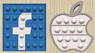 Pop It Logo 3D - Satisfying and relaxing ASMR Mobile Games