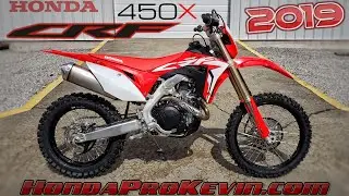 2019 Honda CRF450X Walk-Around (4K) | CRF 450 Dirt Bike / Off-Road Motorcycle