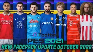 PES 2021 NEW FACEPACK UPDATE OCTOBER 2022
