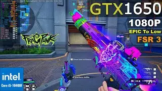FragPunk | GTX 1650 | 1080p | EPIC To Low | i5-10400F