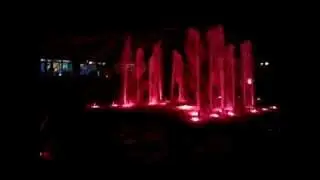Фонтан ночью, Токмак.3gp