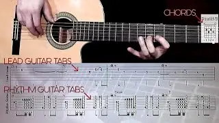 Instrumental Spanish Guitar Solo | Tabs, Chords and Rhythm Guitar
