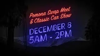 December 8, 2024 the Pomona Swap Meet & Classic Car Show returns!