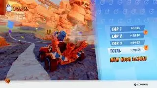 CTR:NF - Dingo's Canyon - 1:29:35