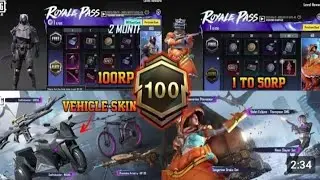 Pubg/BGMI A1 ROYAL PASS LEAKS 1 TO 100
