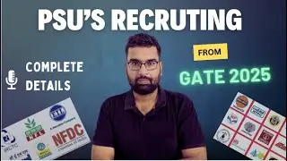 PSUs Hiring Through GATE 2025! Salary, Eligibility, and All You Need to Know