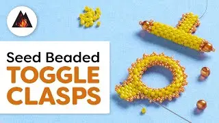 How to Make Seed Beaded Toggle Clasps