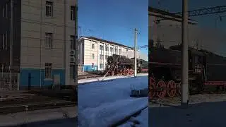Паровоз в Ярославле 28.02.22