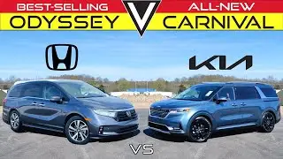 FAMILY BATTLE! -- 2022 Kia Carnival vs. 2022 Honda Odyssey: Comparison