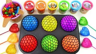 3 Minutes Satisfying with Color Stress Balls, Glitter Toys, Magic Candies | Oddly ASMR Collection