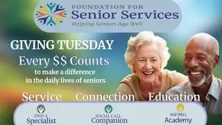 Support Seniors This Giving Tuesday | Donate to The Foundation for Senior Services Today!